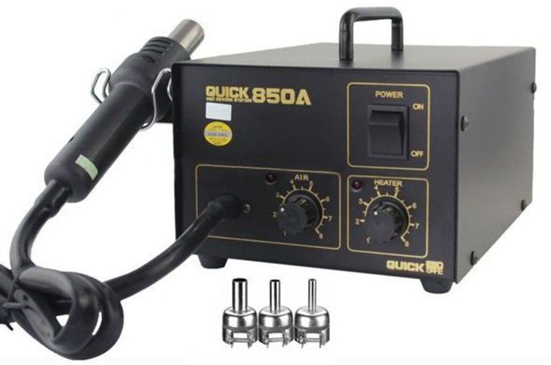 Felice fe-Quick Orignal 850A Hot Air Gun Soldering SMD Rework Station 270 W Temperature Controlled  (Round Tip)