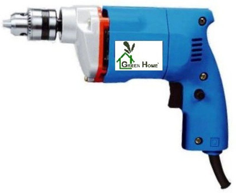 GREEN HOME Power Drill Pistol Grip/Multicolour/10mm/300watt/230v/2600 rpm/6 month warranty/ GHPDM0546/10mm Pistol Grip Drill  (10 mm Chuck Size)