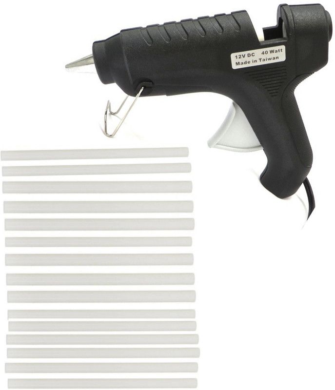 FADMAN ITEK BLACK 40W 40 WATT HOT GLUE GUN WITH FREE 15 GLUE STICKS Standard Temperature Corded Glue Gun  (11 mm)