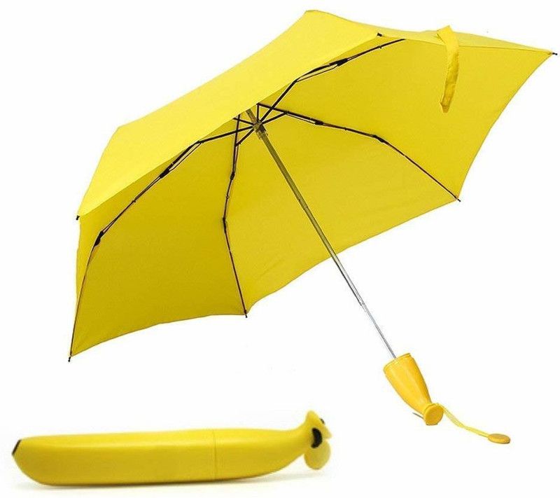 MADHAV BOTTLE UMBRELLA BY MADAV GROUP Umbrella  (Yellow)