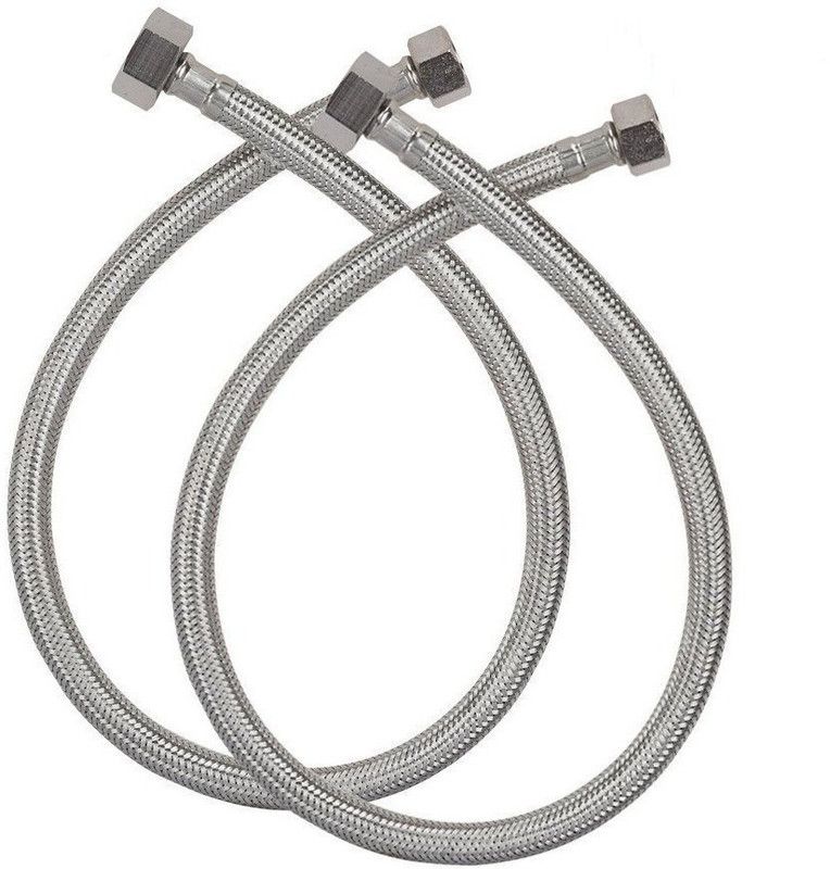 Stride geyser connection pipe SS 304 grade 18" (45m) for bath & kitchen connection pipe Hose Pipe  (45 m)