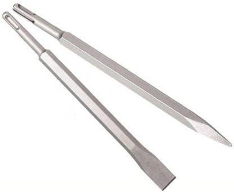 Qualigen 2PCS/SET Flat,Pointed hammer bit set