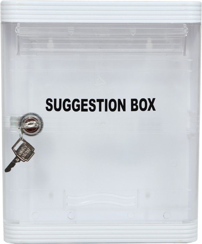 AURA PLAST Wall Mounted Mailbox  (Transparent)
