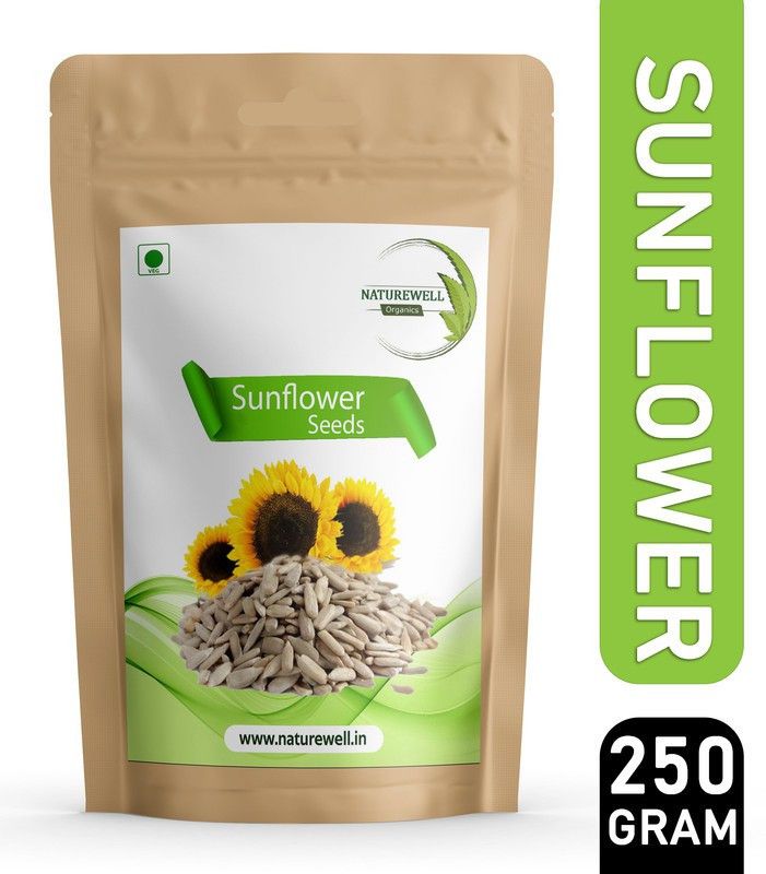 Naturewell Organics Sunflower Seeds for Eating Protein and Fibre Rich Superfood Seed  (250 g)