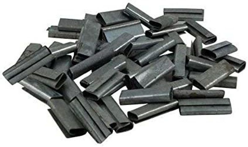 MSN MSN002 MSN Tool Strapping Clips Outer Box Packing Patti (Metal) Clip Tool Strapping Clips (19mm, 1kg) Manual Crimper Manual Crimper