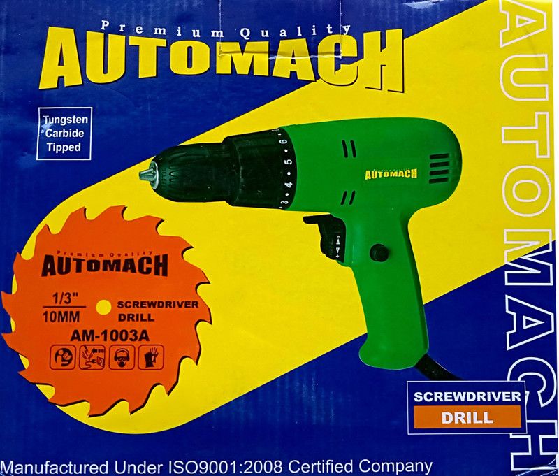 AUTOMACH drilling machine Pistol Grip Drill  (38 mm Chuck Size)