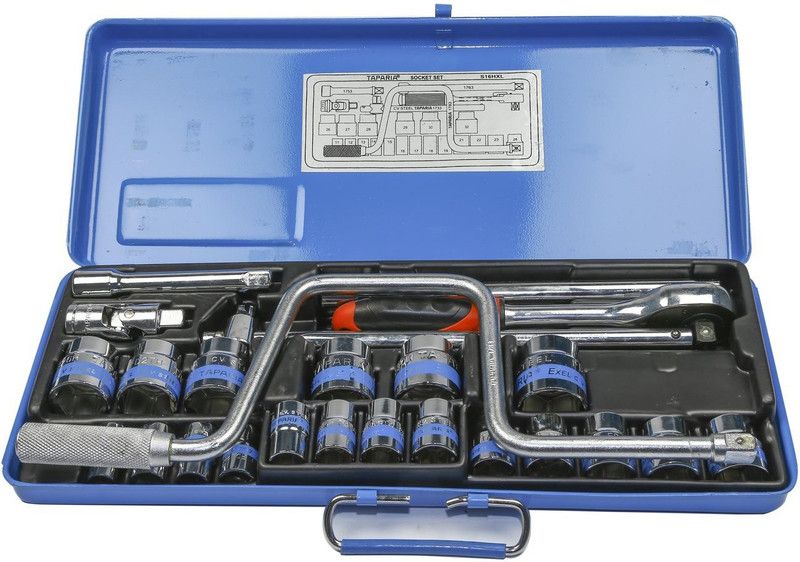 TAPARIA S-16MXL 1/2" Bi- Hexogonal Socket Set  (Pack of 1)