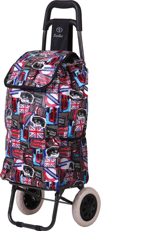 EverBest Shopping Trolley Bag (Car and Flag) Luggage Trolley  (Foldable)