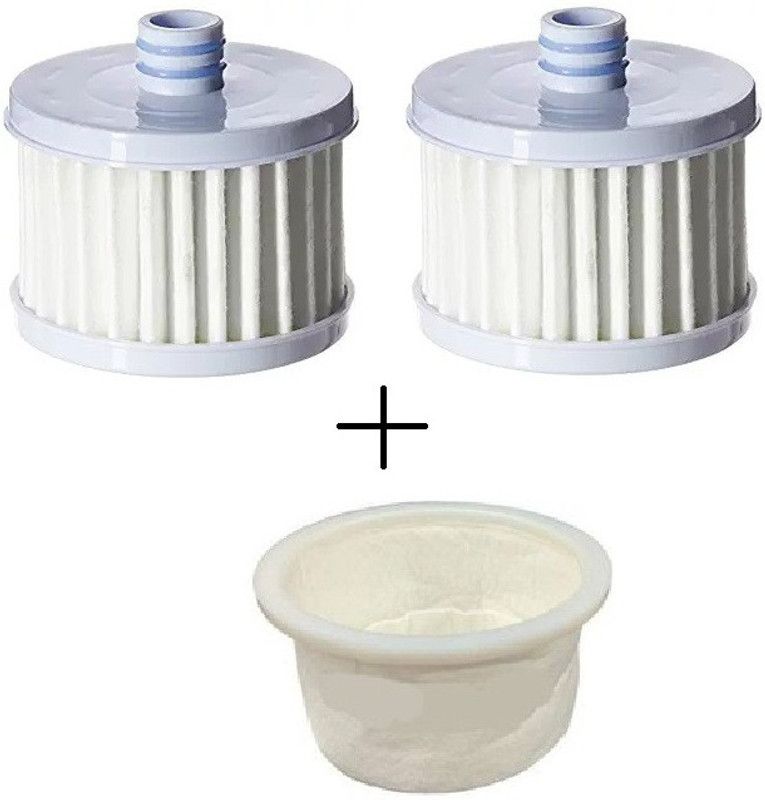 Rolife Twin Catridge+Mesh suitable for Aquaguard Amrit Pleated Filter Cartridge  (0.5, Pack of 3)