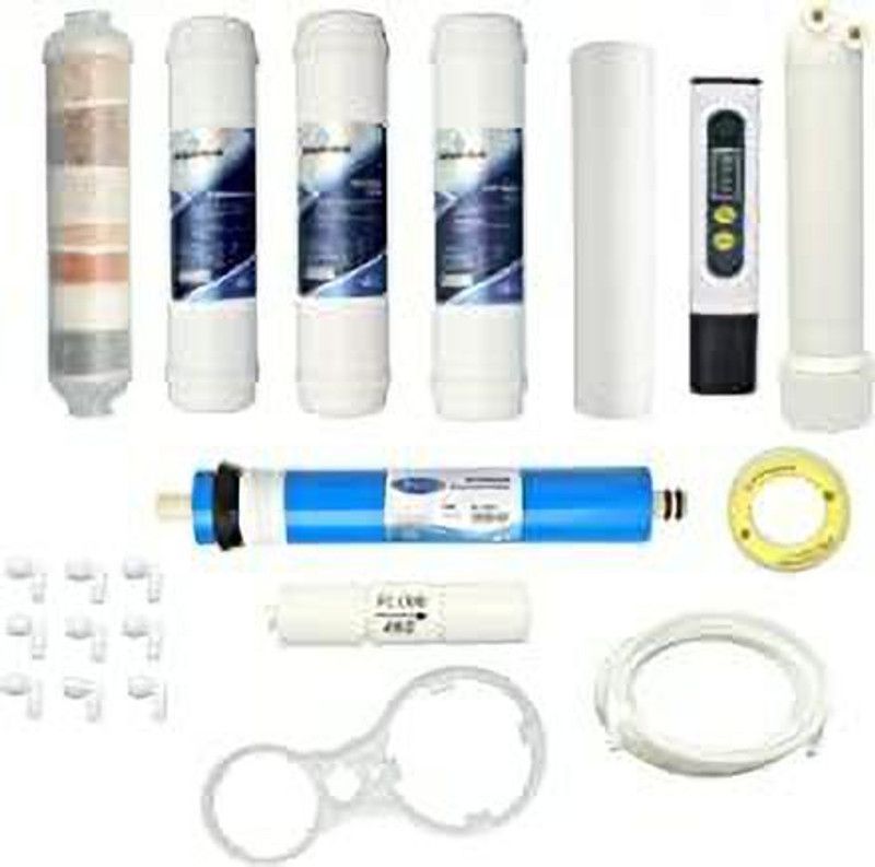 CarBunk Water Purifier Service Kit With All Filter Set Membran 80 Gpd Mineral Catridge Solid Filter Cartridge  (5, Pack of 15)