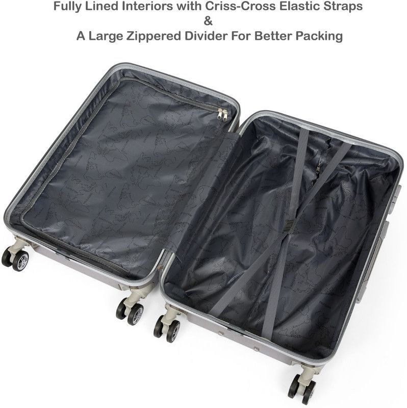 POLO CLASS 2Pc Set Trolley with 2Pc Vanity Luggage Trolley