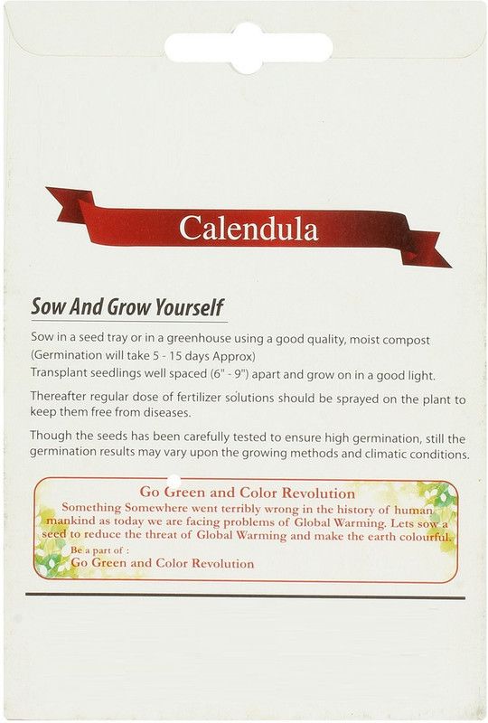 CYBEXIS Calendula Orange Beauty Seed  (50 per packet)