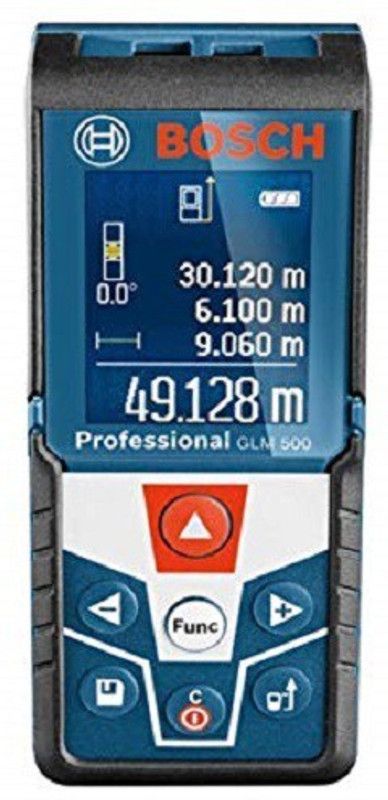 BOSCH GLM 500 Laser Distance Meter, (Range 0.05 to 50m) Area and Volume Detecting Instrument Magnetic Line Level  (5 cm)