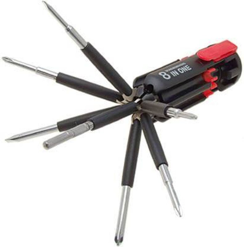 eHKay STARRICH Portable LED Torch Light Up Repair Tools Set Hand Tool Kit (8 Tools) Screwdriver Bit Set  (Pack of 1)