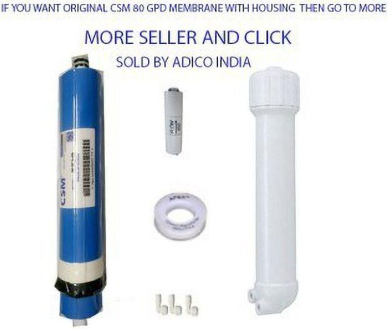 colorsole CSM RO MEMBRANE by CSM 80 GPD WITH FR 450 , HOUSING , ORINGINAL PRODICT Media Filter Cartridge Pleated Filter Cartridge  (0.2, Pack of 1)