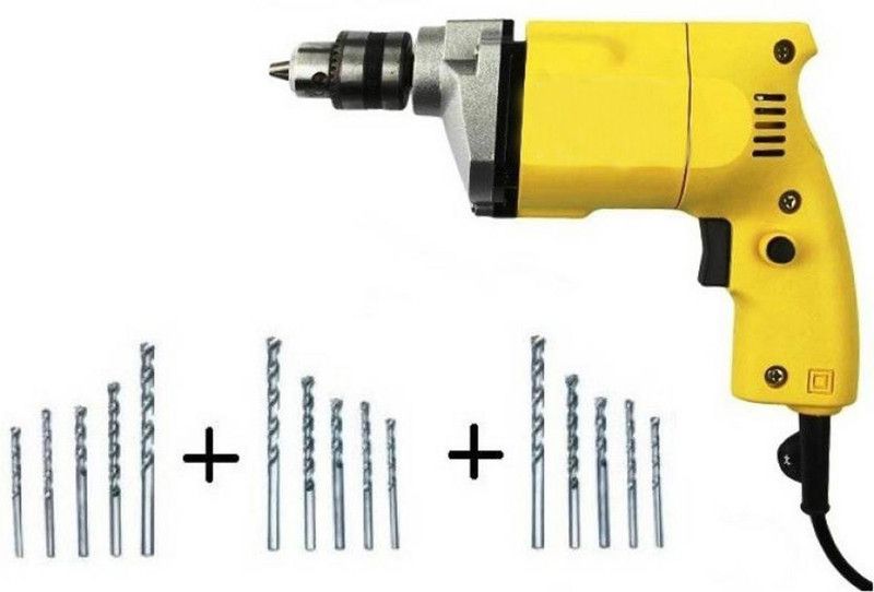 GREEN HOME Power Drill Machine Pistol Grip/Multicolour/10mm/300watt/2600 rpm/6 month warranty/ GHPDM0660/10mm Pistol Grip Drill  (10 mm Chuck Size)