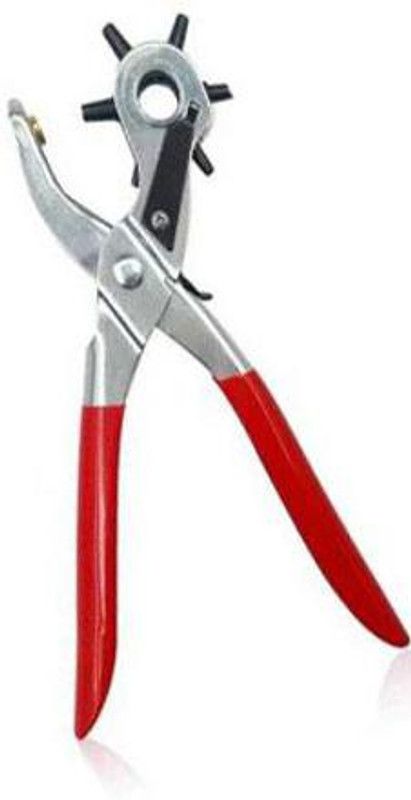 TOOLBUX Leather Belt Hole Punch Plier Eyelet Puncher Revolve Sewing Machine Punch Plier  (Length : 8 inch)