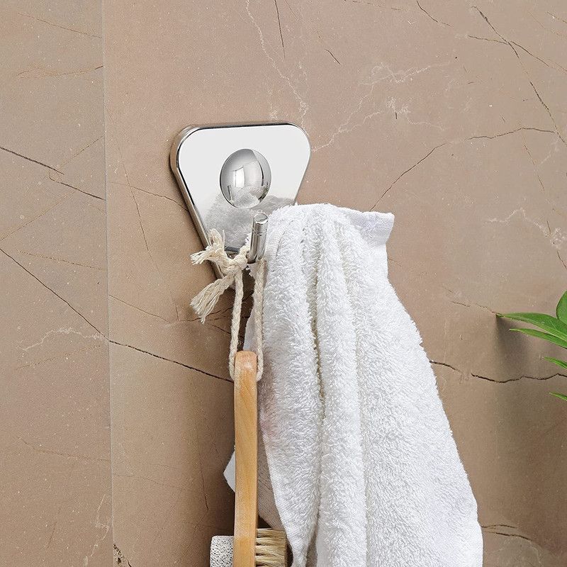 MOTIQO Stainless Steel Robe Hook/Cloth-Towel Hanger/Bathroom Accessories/chrome(Pack-1) Hook 2  (Pack of 1)
