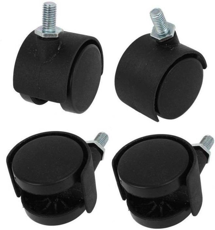 Amarks Heavy Duty and Strong Caster Wheel (Pack of 4) Fixed Furniture Caster  (Pack of4)