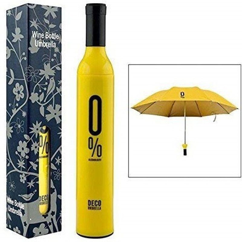 UNART CLOTHING Folding Portable Umbrella with Plastic Case Umbrella  (Multicolor)
