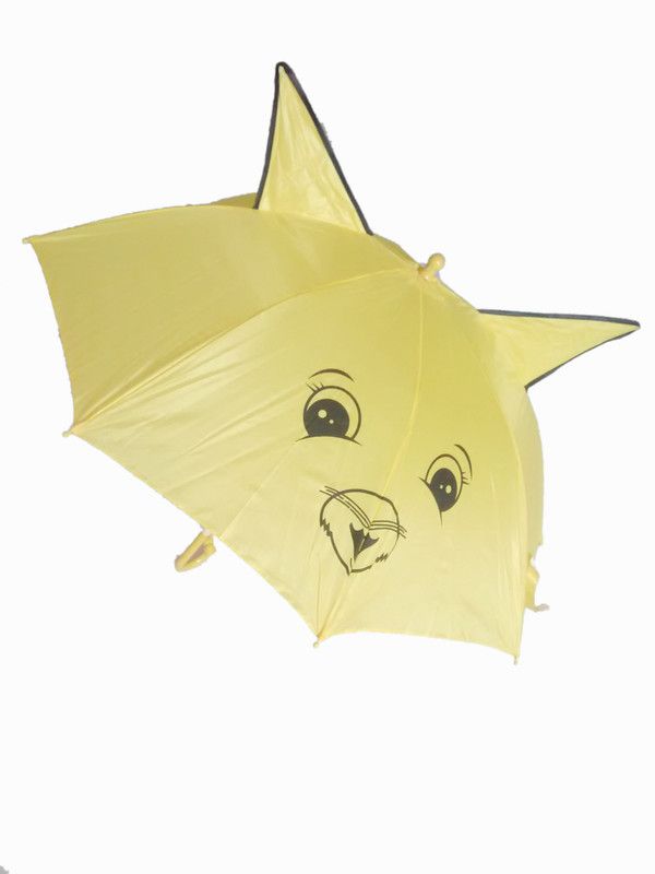 Fiable Creations Yellow 18" Radius Kids Umbrella  (Yellow)