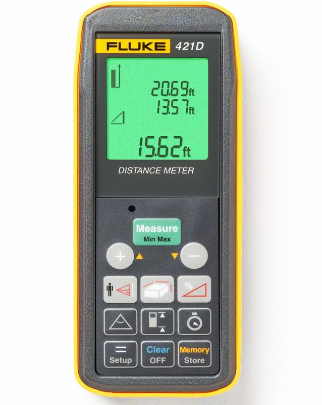 FLUKE 421D Laser Distance Meter Non-magnetic Electronic Level  (5.2 cm)