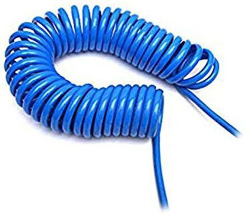 AKARI CODE APL-0640 Pu Tube 6mmx4mm- 10meter Coil Hose Polyurethane Flexible Pneumatic Spiral Tube Hose Pipe Coiled Hose OD-6mmx ID-4mm PIPE Hose Pipe  (10 m)