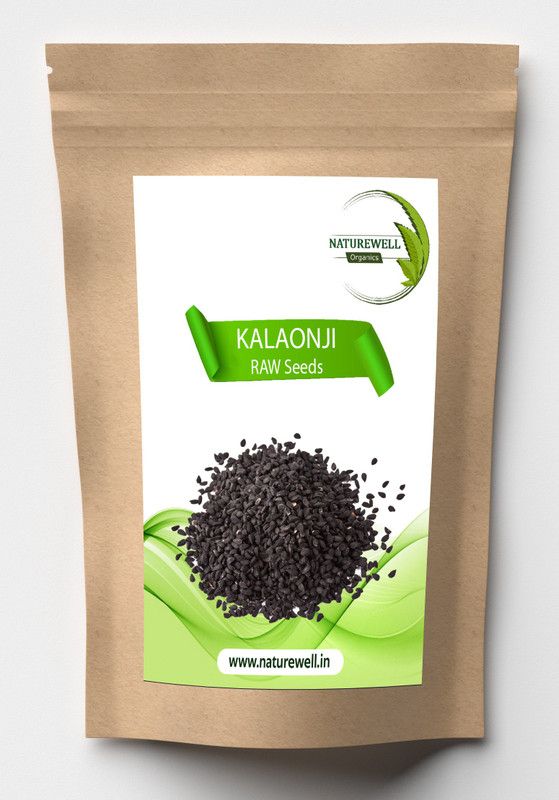 Naturewell Nigella Seeds ( Kalonji ) for Calcium , Vitamin A , Vitamin C , Vitamin E , Protein , Iron , Folic acid and Dietary Fibre (RAW ) Seed  (100 per packet)