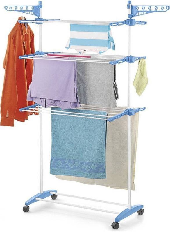 Sundry Steel Floor Cloth Dryer Stand 01DOL3TIER019B  (3 Tier)