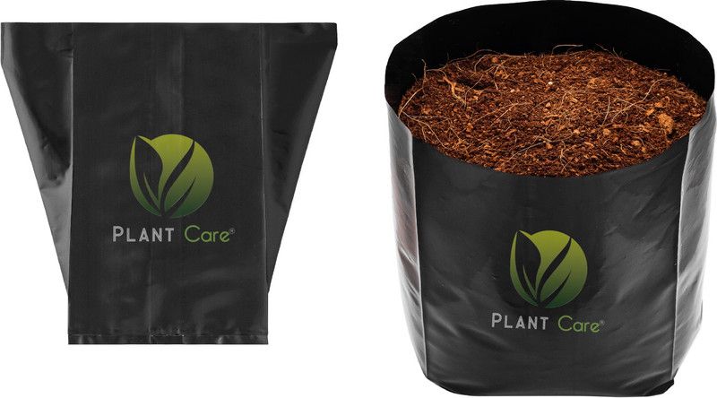 PLANT CARE Grow Bags black 18 X 18 Inch -10 Bags for Vegetables, Fruits, Flowers Grow Bag