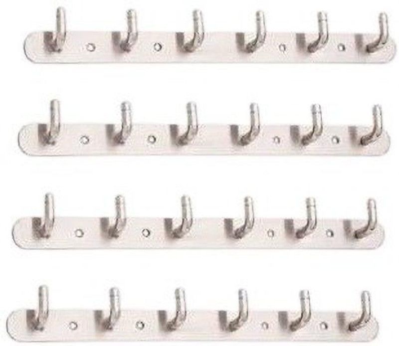 SKT Hook Rail 6  (Pack of 4)