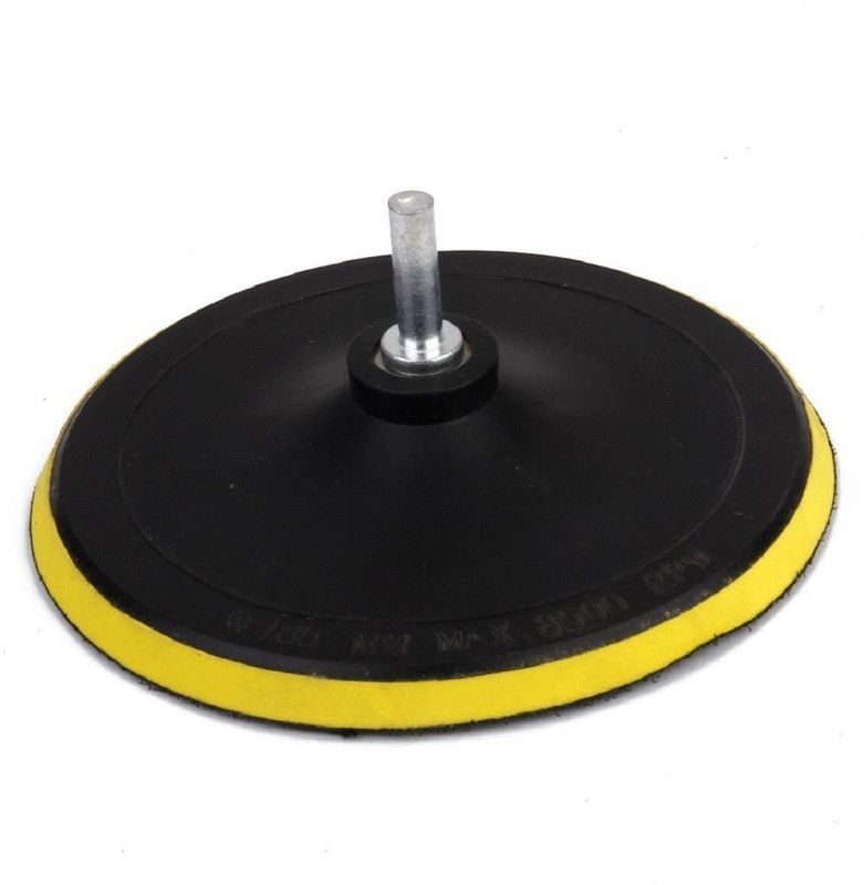 SHAFIRE Universal M14 Backing Polishing Buffing Plate Pad W/Drill Adapter Metal Polisher  (7 inch)