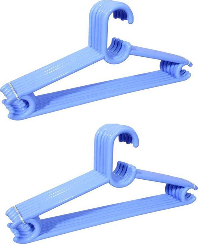 Pranay Plastic Shirt Pack of 120 Hangers For Shirt  (Blue)