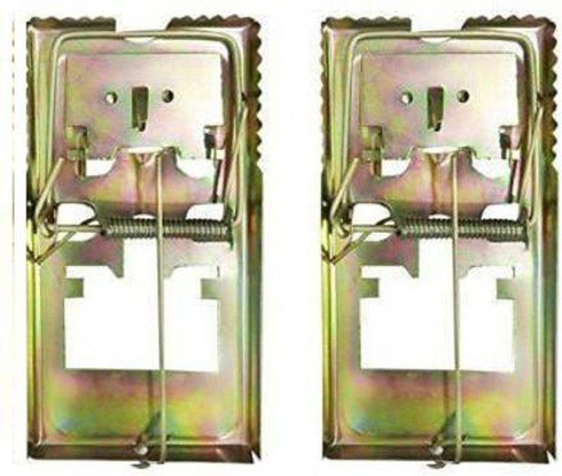 D'Mega Mart Rat Live Trap Heavy Strong Metal Trap TWO PCS Live Trap