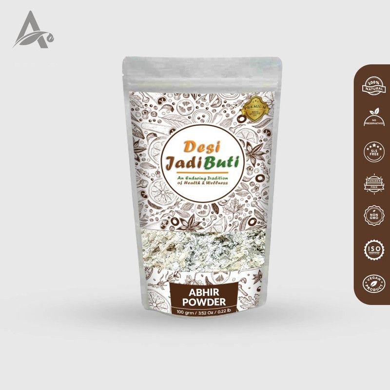 Desi Jadi Buti Abeer Powder – Abhir Powder – Abhrak Bhukka – Mica Flakes Seed  (250 g)