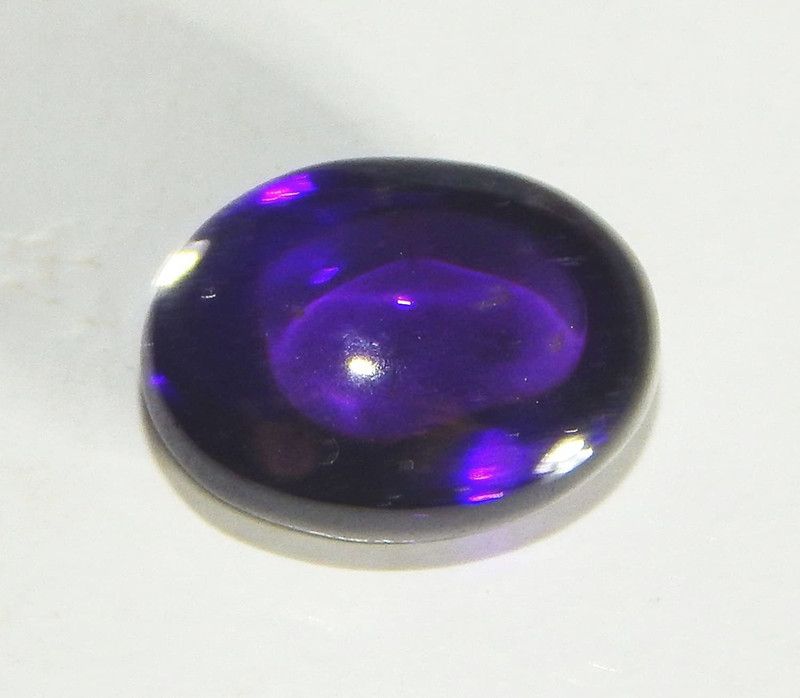 hoseki Naga Eye Gem From Thailand Mekong River Buddhist Relic stone Regular Oval Crystal Stone  (Blue 1 Pieces)
