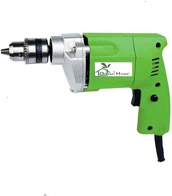 GREEN HOME Power Drill Machine Pistol Grip/Multicolour/10mm/300watt/230v/6 month warranty/ GHPDM0513/10mm Pistol Grip Drill  (10 mm Chuck Size)