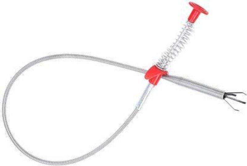 MOCKMATE Stainless Steel Hair Catching Drain Cleaner Wire Spring Sink Cleaning Stick Drain Plunger, Multi-purpose Plunger Multi-purpose Plunger