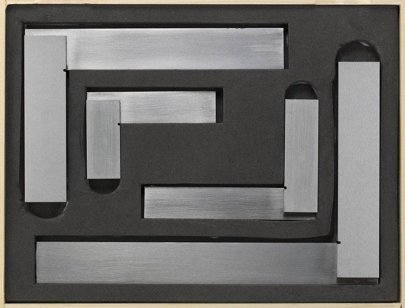 SAMENX Try Square 2, 3, 4 and 6 inch set stainless steel finish pack of 4 Combination Square  (Pack of 4)