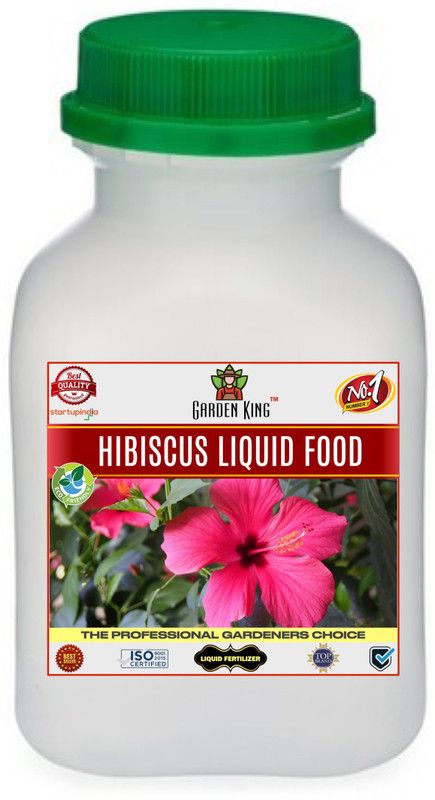 Garden King Hibiscus Food Liquid Fertilizer, Premium Essential Liquid Fertilizer for the Best Growth of Hibiscus Plants with Flowering Nutrients and Charged Micro-organism Fertilizer  (100 ml, Liquid)