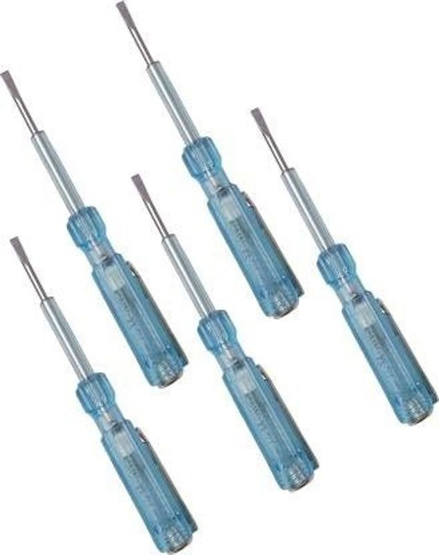 zexson Pack of 5 Electrical Voltage Line Tester Pocket Pen 90-500V with Neon Bulb Analog Voltage Tester