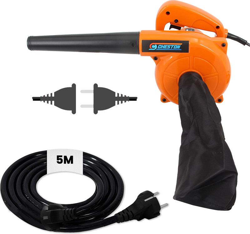 CHESTON 600W Blower with 5M Extension Wire I PC Computer, AC, Home & Outdoor Air Cleaner Forward Curved Air Blower  (Corded Vacuum)