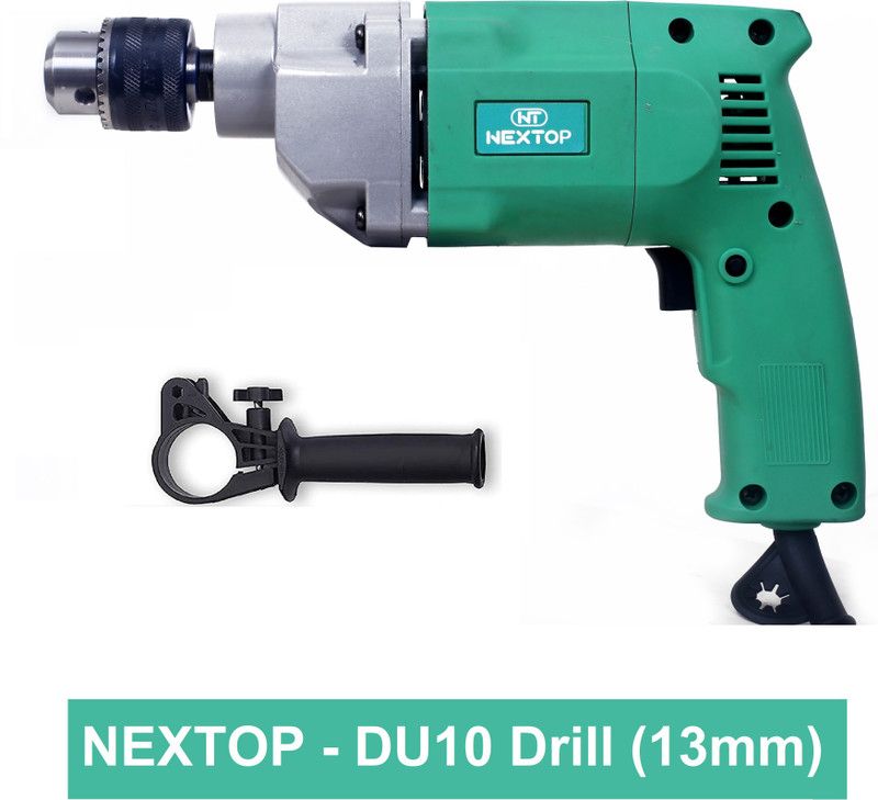 Sauran Nextop DU10 Drill Machine 13mm for Polishing and Iron Work 600 watt Angle Drill  (13 mm Chuck Size)