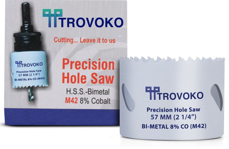 Trovoko 57mm (2 1/4 inch) Precision Hole Saw Rotary Bit Set  (1 Bits)
