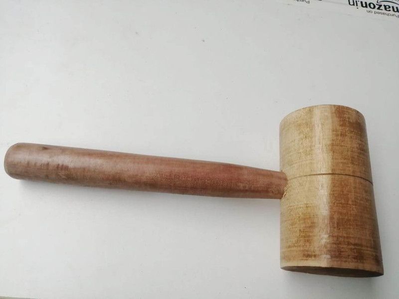 aaryason Wooden Mallet Hammer Wood Polished_41 Wooden Handle Mallet  (Wooden Mallet)