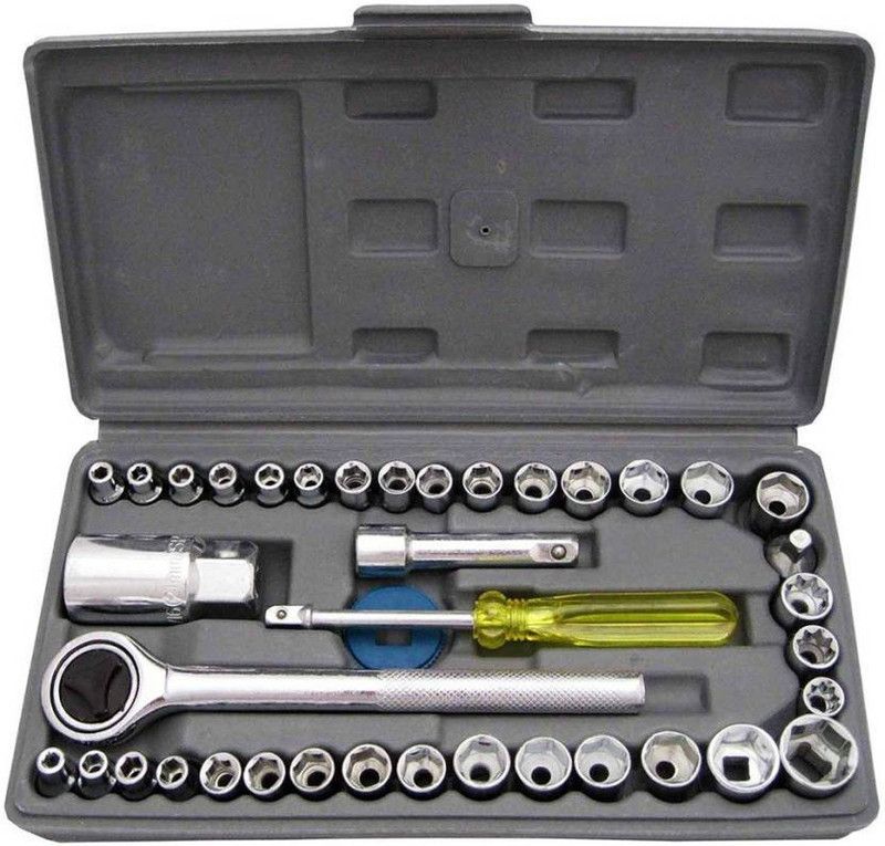 Truestore 40 Pc Socket Tool Kit Socket Set  (Pack of 40)