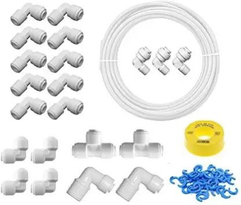 KMKHAMITRA 1/4" Connectors Pack for RO UV UF Water Filters Purifiers Solid Filter Cartridge Solid Filter Cartridge  (0.5, Pack of 8)