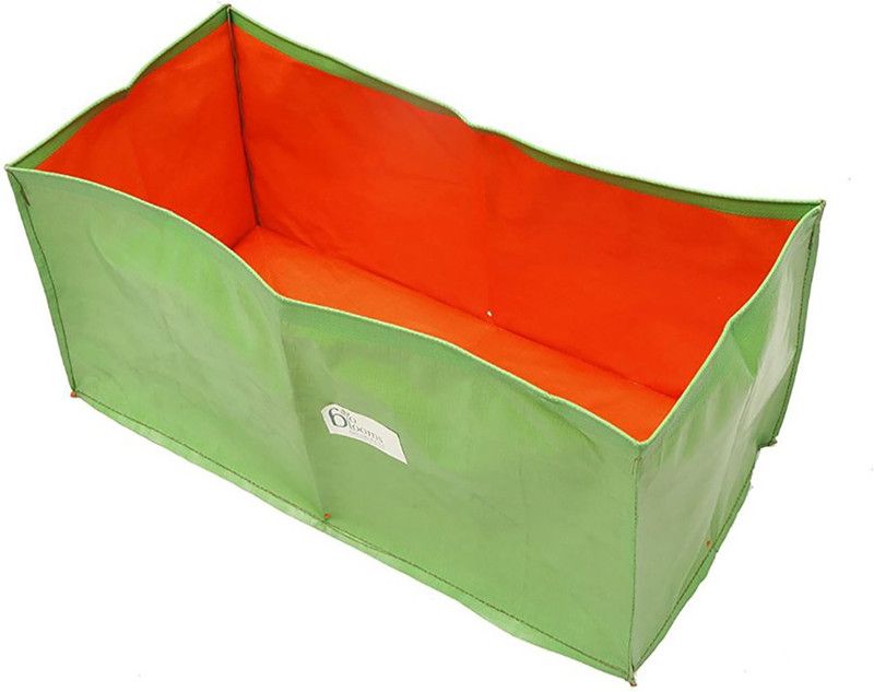 bio blooms AGRO INDIA PRIVATE LIMITED Plastic Grow Bag, Green for spinaches and root vegetables, 2 x 1 x 1 ft (Pack of 1) Grow Bag