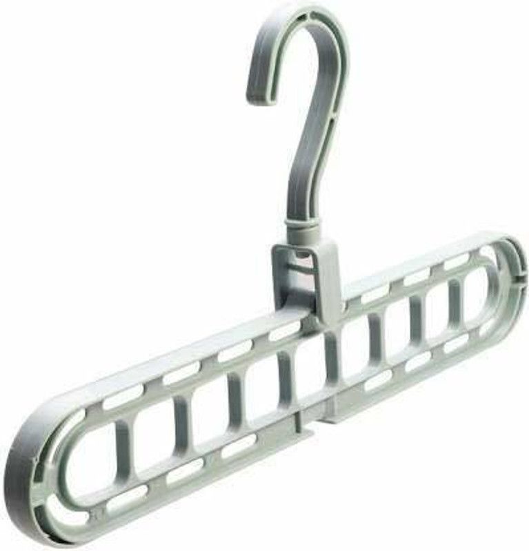 Pack of 1 360° rotating space saver 9-hole hanger Closet Organizer
