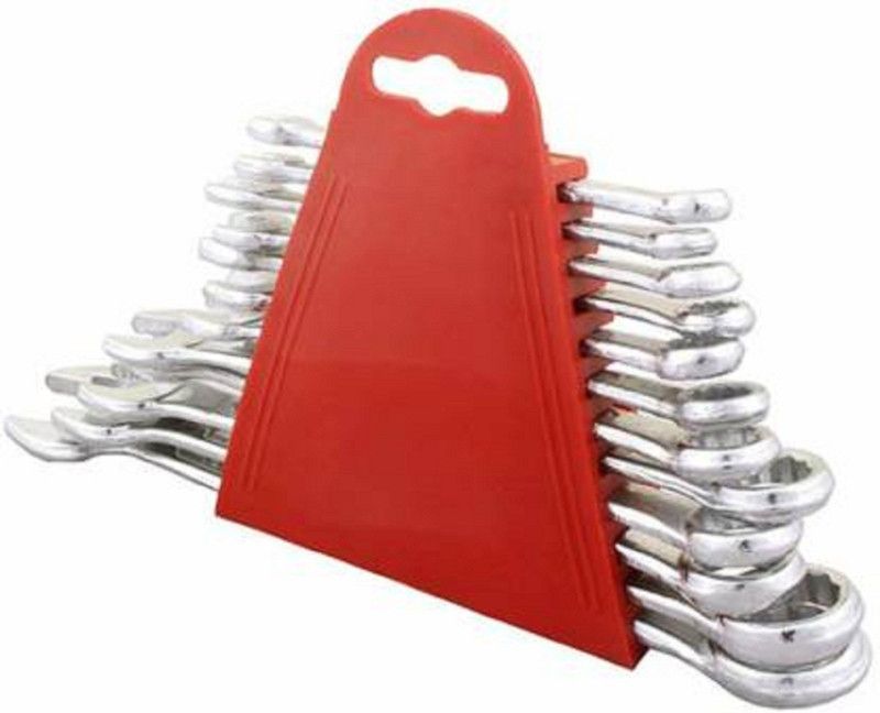 Shopsy 12 PCS Combination Socket Wrench Set AA-12,12 PCS Combination Wrench Set AA-, 12 PCS Combination Wrench Set Double Sided Double Sided Combination Wrench  (Pack of 12)